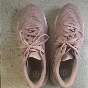 lululemon athletica Women’s Blush Pink Mesh Running Sneakers